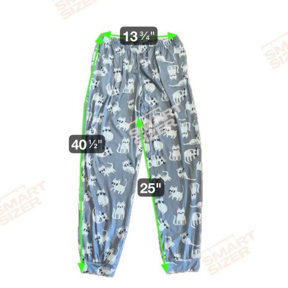 Ekouaer Pajama Set Womens Lg Cat Print Lounge Long Sleeve Elastic Waist Pants Ne - Picture 6 of 6